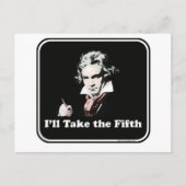 Hij neemt de vijfde. briefkaart (Voorkant)