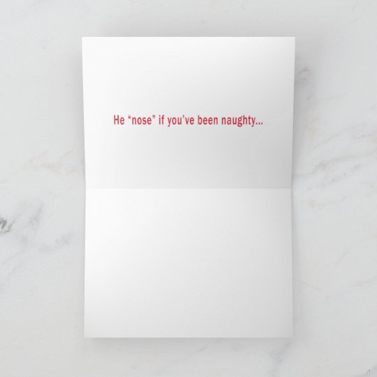 Hij "neus: als je stoute kaart bent geweest (Binnen)