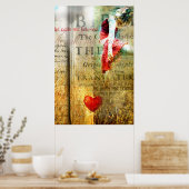 Hij noemt me Beloved (hedendaagse Christelijke kun Poster (Keuken)