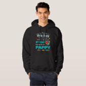Hij noemt me Pappy Autism Awareness Hoodie (Voorkant volledig)