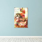 Hij noemt me vriend canvas afdruk (Insitu (Houten vloer))