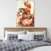 Hij noemt me vriend canvas afdruk (Insitu (Slaapkamer))