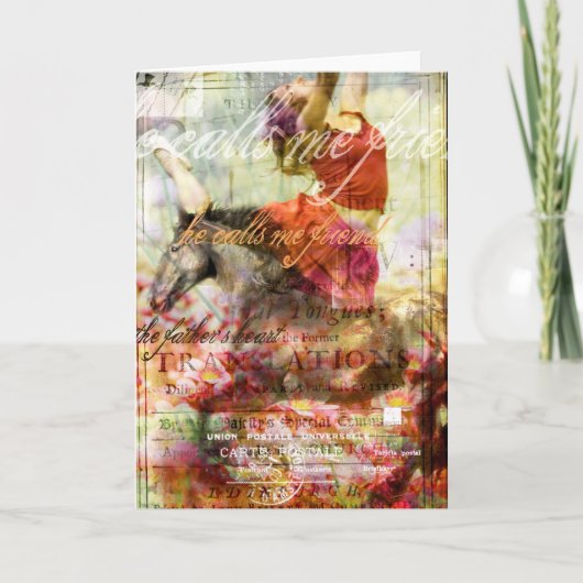 Hij noemt me Vriend Kaart (Voorkant)