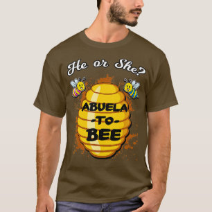 Hij of zij Abuela om seksegebonden Baby te zijn op T-shirt