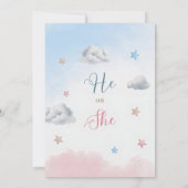 Hij of zij Beer Baby shower uit te nodigen, kunnen Kaart (Achterkant)