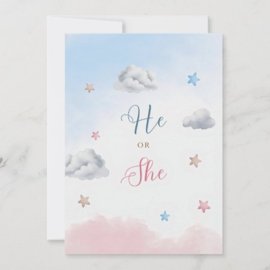 Hij of zij Beer Baby shower uit te nodigen, kunnen Kaart (Achterkant)