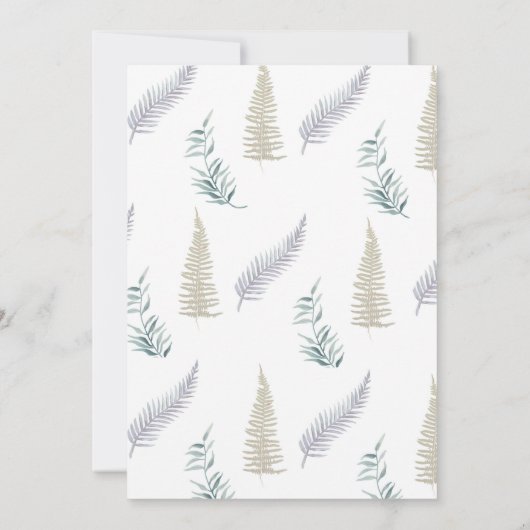 Hij of zij Beer Geslacht onthullen kleine welp Kaart (Achterkant)