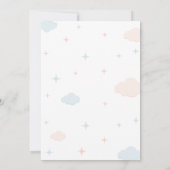 Hij of zij Beren geslachtsonthulling Kaart (Achterkant)