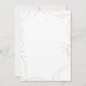 Hij of zij Blauw Roze Angel Glitter Gender onthull Kaart (Achterkant)