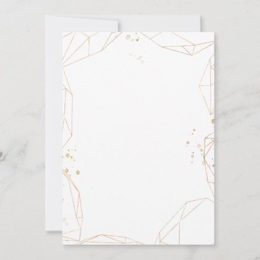 Hij of zij Blauw Roze Angel Glitter Gender onthull Kaart (Achterkant)