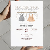 Hij of zij? Een plons van plezier! Roze & Blauwe W Kaart