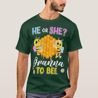 Hij of zij geeft aan dat hij of zij Baby shower mo T-shirt