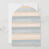 Hij of zij gender reveal Beer Dusty Blue Pink Kaart (Achterkant)