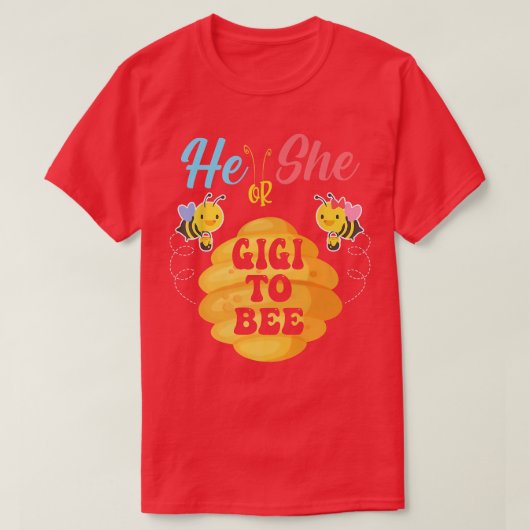 Hij of zij Gigi om te zijn wat het seksespecifiek T-shirt (Design voorkant)