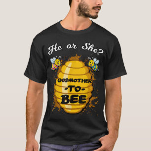 Hij of zij godmoeder om seksespecifieke koninklijk t-shirt