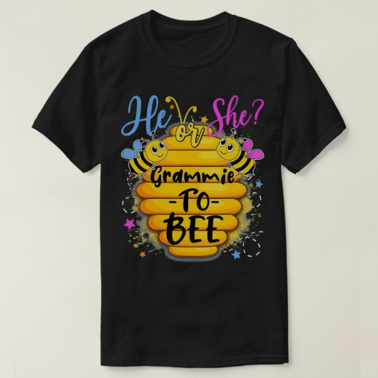 Hij of zij graaft om genderaspecten te onthullen. t-shirt (Design voorkant)