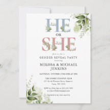 Hij of Zij Groene Letter Geslacht Onthulling Feest