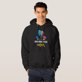 Hij of zij grootmoeder is de beste grootmoeder ooi hoodie (Voorkant volledig)