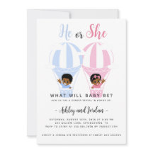 Hij of zij hete luchtballon genderonthulling uitno