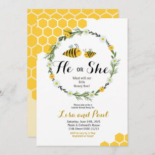 Hij of zij is genderbewuste uitnodiging