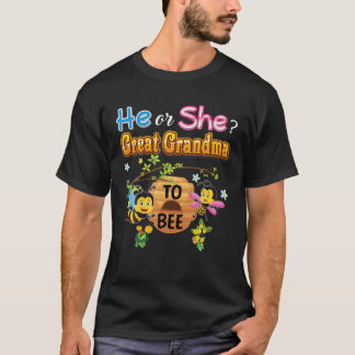 Hij of zij is groot grootmoeder om geslacht te zij t-shirt