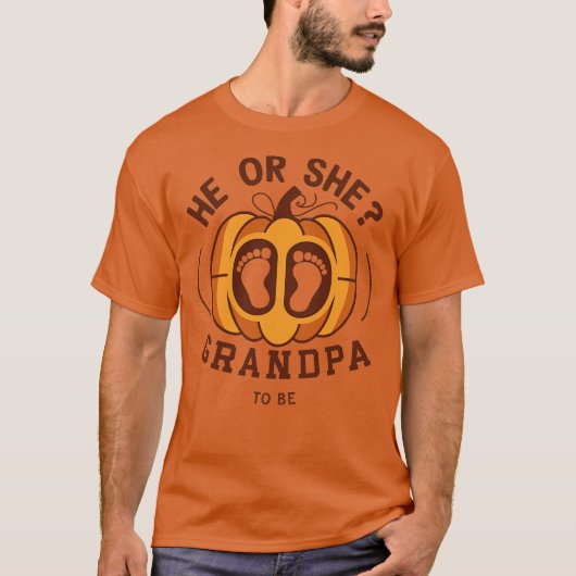 Hij of zij is opa geworden t-shirt (Voorkant)