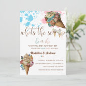  Hij of Zij | Jongen of Meisje | Geslacht Onthulli Kaart (Staand voorkant)