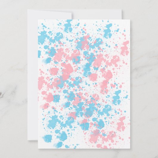 Hij of Zij | Jongen of Meisje | Geslacht Onthulli Kaart (Achterkant)