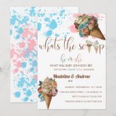 Hij of Zij | Jongen of Meisje | Geslacht Onthulli Kaart (Voorkant / Achterkant)