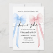 Hij of zij kent de uitnodiging voor genderonthulli (Voorkant)