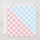 Hij of zij Kleine Pumpkin Gender onthullen Hallowe Kaart (Achterkant)