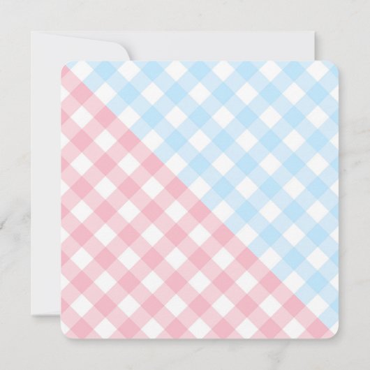 Hij of zij Kleine Pumpkin Gender onthullen Hallowe Kaart (Achterkant)