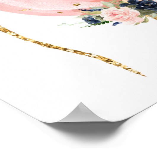 Hij of zij laat welkomstteken zien poster (Hoek)