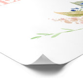 Hij of zij laat welkomstteken zien poster (Hoek)