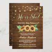 Hij of zij maakt de Baby shower van de partij beke Kaart (Voorkant / Achterkant)