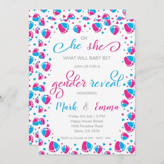 Hij of zij maakt de kaart (Voorkant / Achterkant)