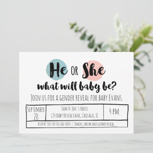 Hij of zij maakt kaart (Staand voorkant)