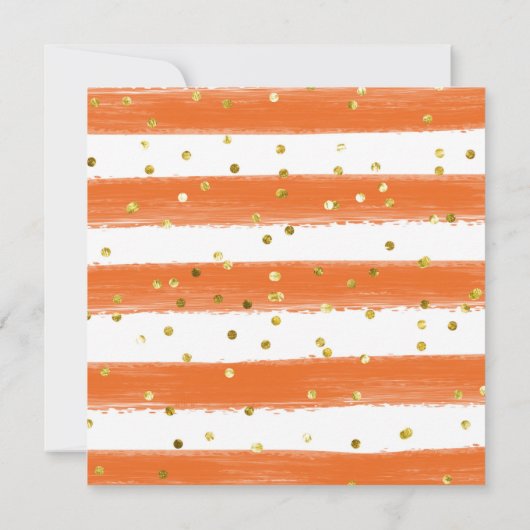 Hij of zij maakt Oranje kleine stropdas bekend Kaart (Achterkant)