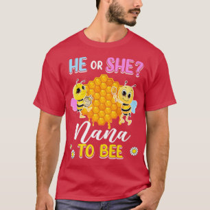 Hij of zij Nana om gender te worden onthult Baby s T-shirt