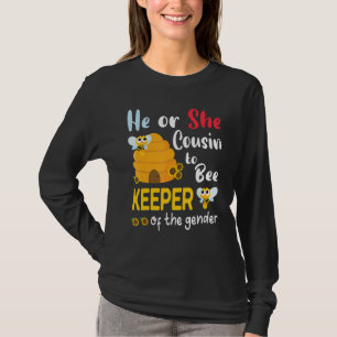 Hij of zij neef of nicht van de bijenhouder van de t-shirt