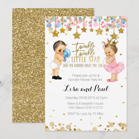 Hij of zij nodigt de man of vrouw uit kaart (Voorkant / Achterkant)