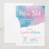 Hij of zij nodigt de vrouw uit kaart (Voorkant / Achterkant)