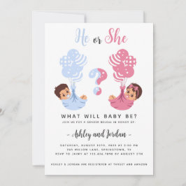 Hij of zij nodigt de vrouw uit kaart