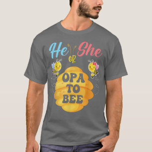 Hij of zij OPA om te zijn wat het gender revea zal T-shirt