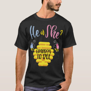 Hij of zij opa voor humor t-shirt