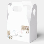 Hij of zij Pampas Grass Gender Reveal Party Bedankdoosjes (Geopend)