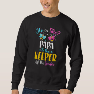 Hij of zij papa om bijenhouder te zijn van de gesl trui