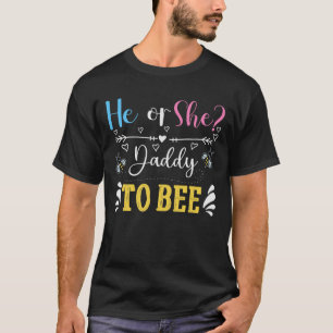 "Hij of zij papa voor bijen" Geslacht Laat T-shirt