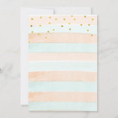 Hij of zij Pastel Pumpkin Gender Reveal Kaart (Achterkant)