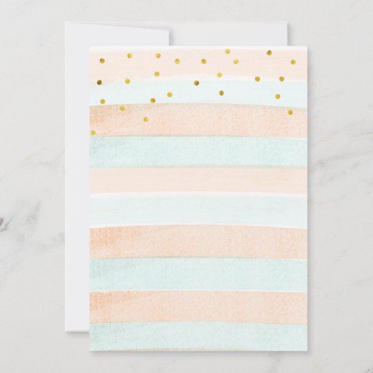 Hij of zij Pastel Pumpkin Gender Reveal Kaart (Achterkant)